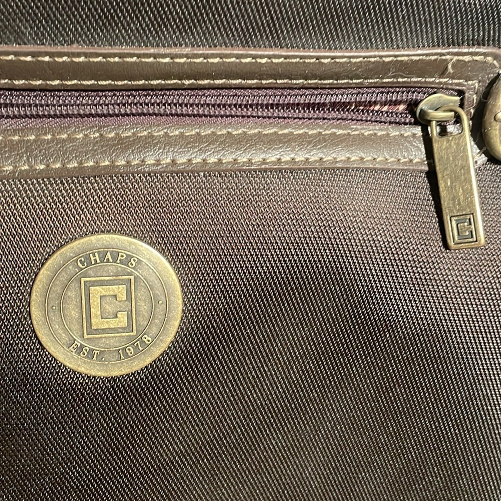 Chaps Rolling Computer Weekender Travel Luggage - image 2